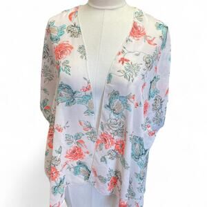 Live 4 truth floral sheer cardigan Size S